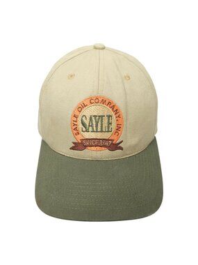 Sayle Oil Company Vintage Snapback Cap Hat Trucker Baseball Embroidered Logo